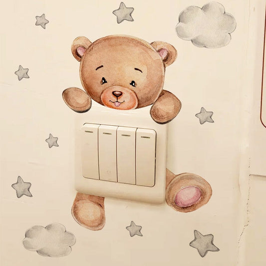 Stickybear™ - Sticker ourson décoratif | Chambre d'enfants - Bebemira.com